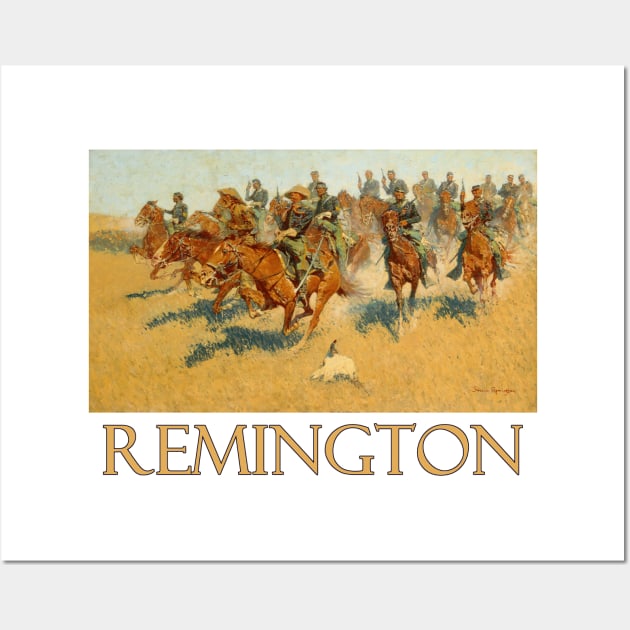 Cavalry Charge on the Southern Plains by Frederic Remington Wall Art by Naves